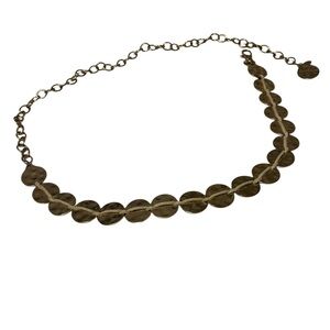 Hammered Gold Concho Style Statement Belt